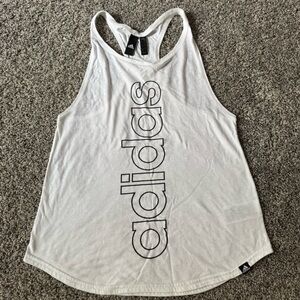 Adidas Classic White Racerback Tank